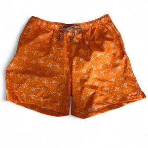 Turtleson Men's Large Orange Swim Shorts